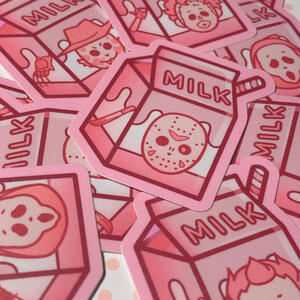 Slasher Milk - Vinyl Stickers